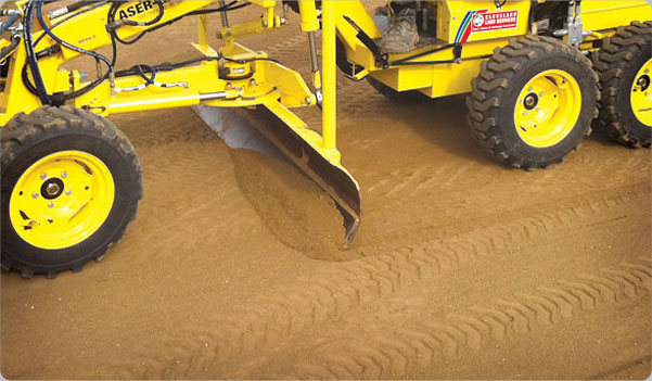 Laser Grader is accurate over large areas